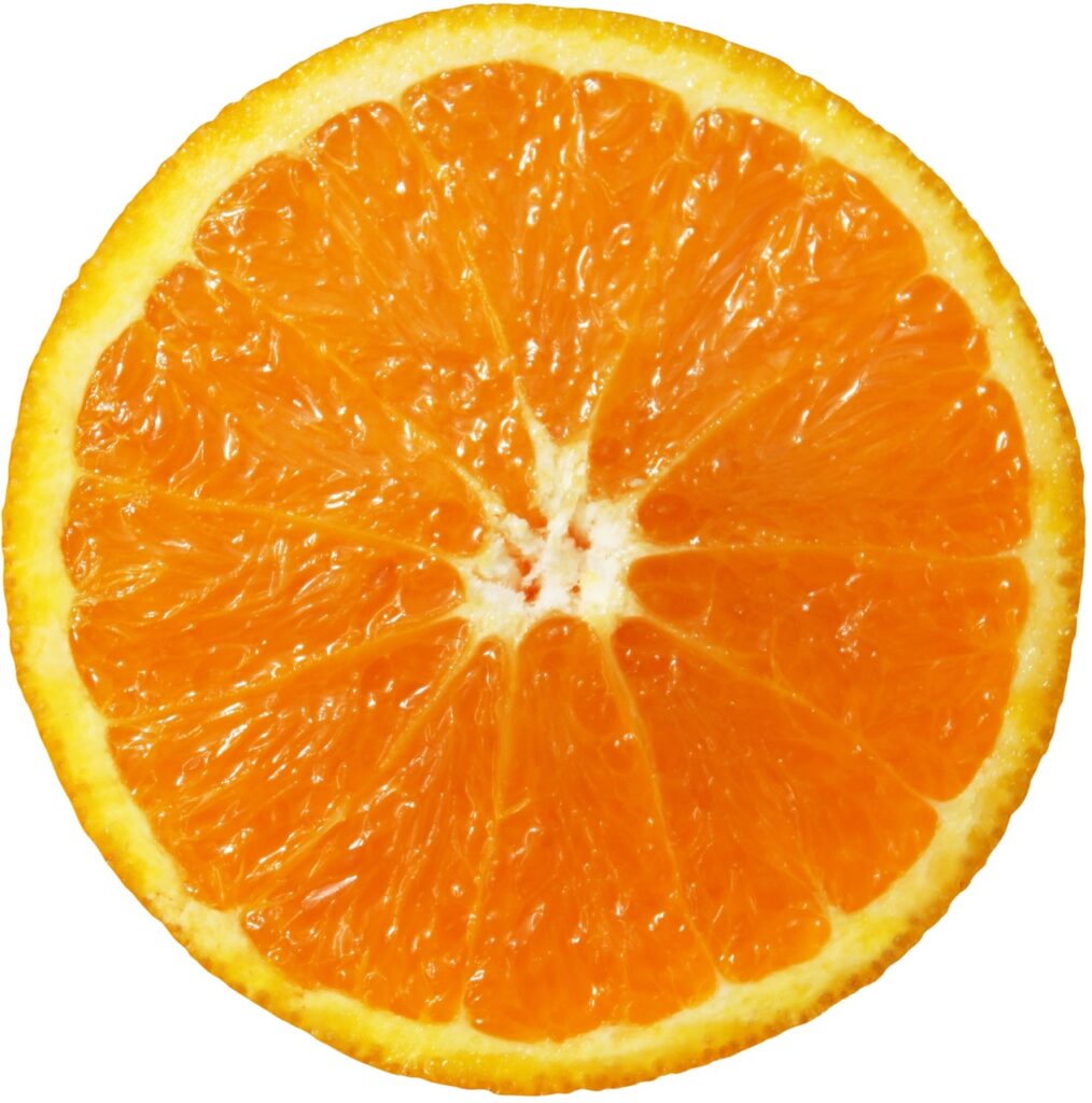 orange, slice, juice